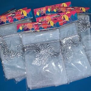 Organza Bags Baby Blue Baby shower 5x7